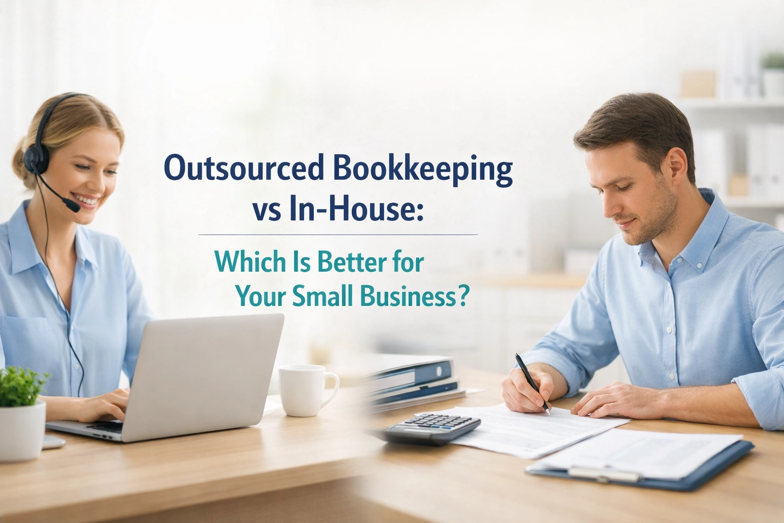 [HERO] Outsourced Bookkeeping vs In-House: Which Is Better for Your Small Business?