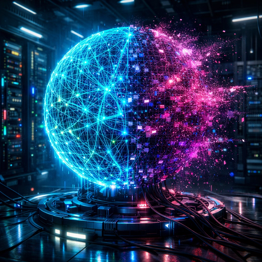 Visualizing AI model drift to ensure accuracy in complex intelligent automation solutions.