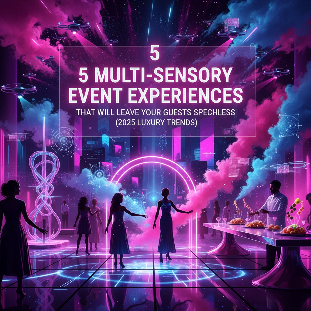5 Multi-Sensory Event Experiences That Will Leave Your Guests Speechless (2025 Luxury Trends)