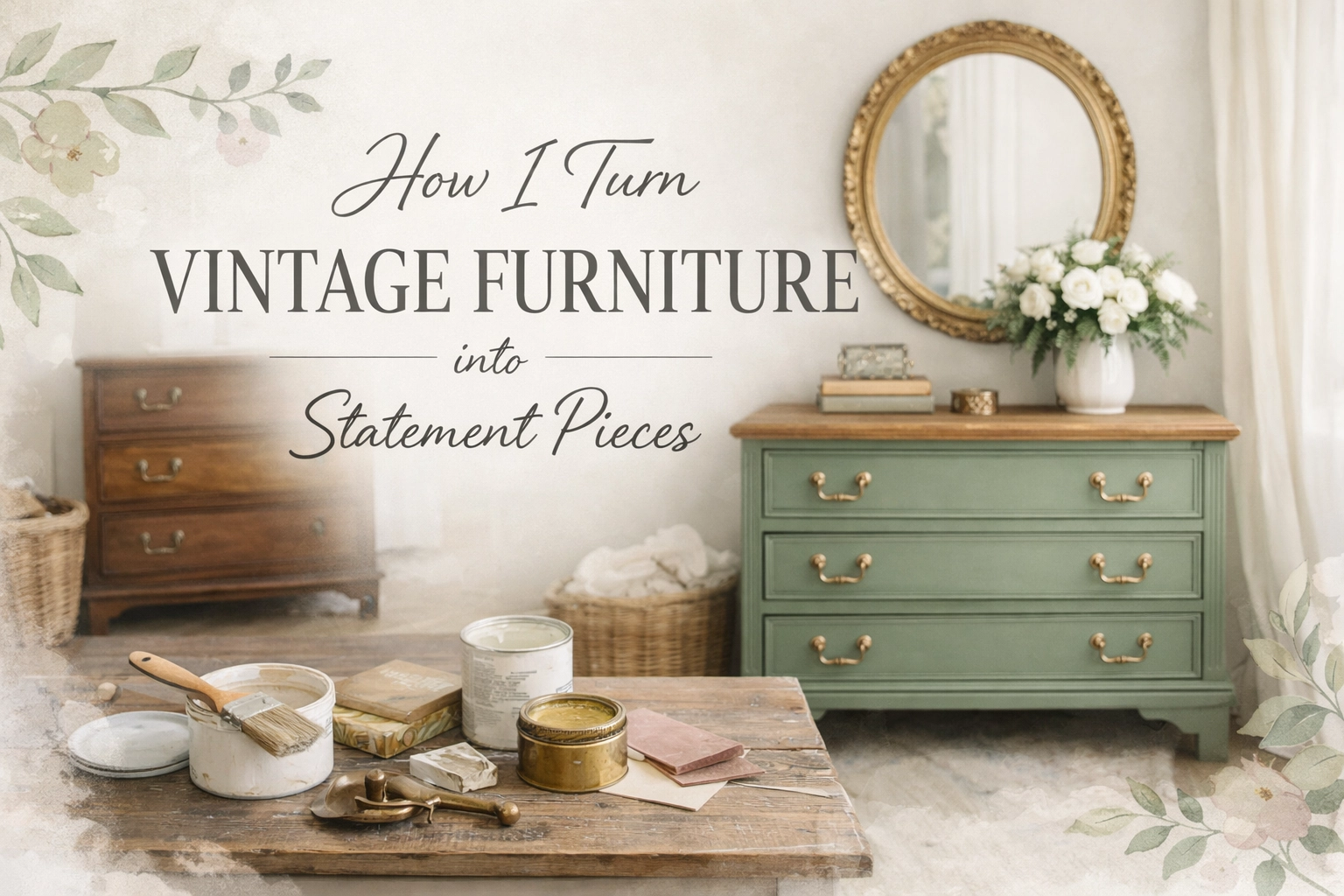 [HERO] How I Turn Vintage Furniture into Statement Pieces