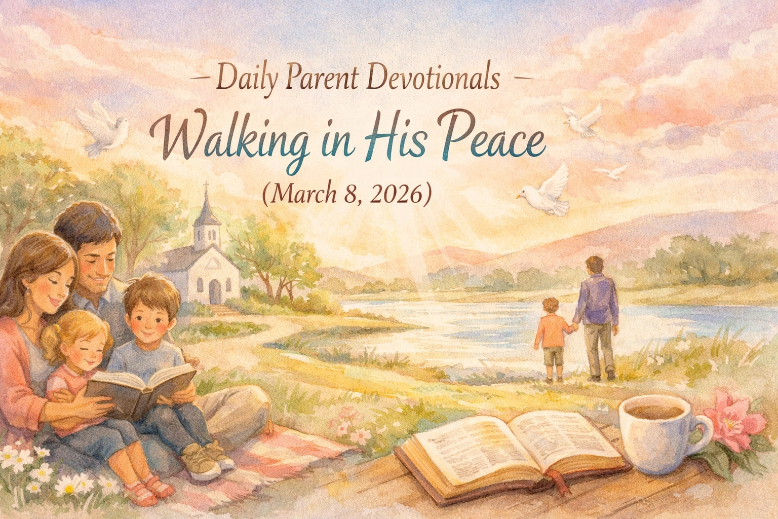 [HERO] Daily Parent Devotionals: Walking in His Peace (March 8, 2026)