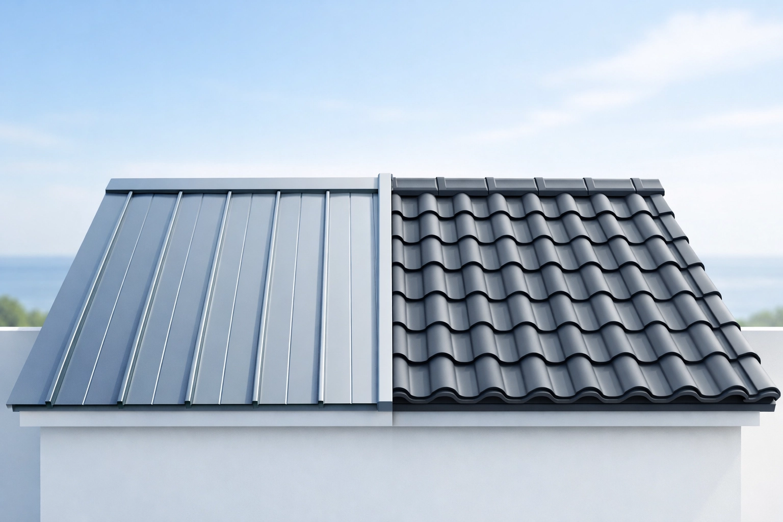 Comparison of premium metal roofing and roof tiles for coastal home restoration in Sydney.