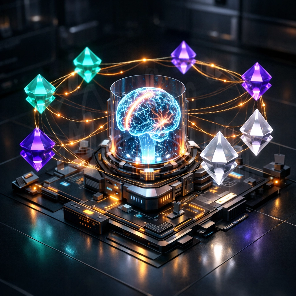 AI-driven intelligence hub for Larecoin.ai optimizing Web3 payment routing and cross-chain transactions.