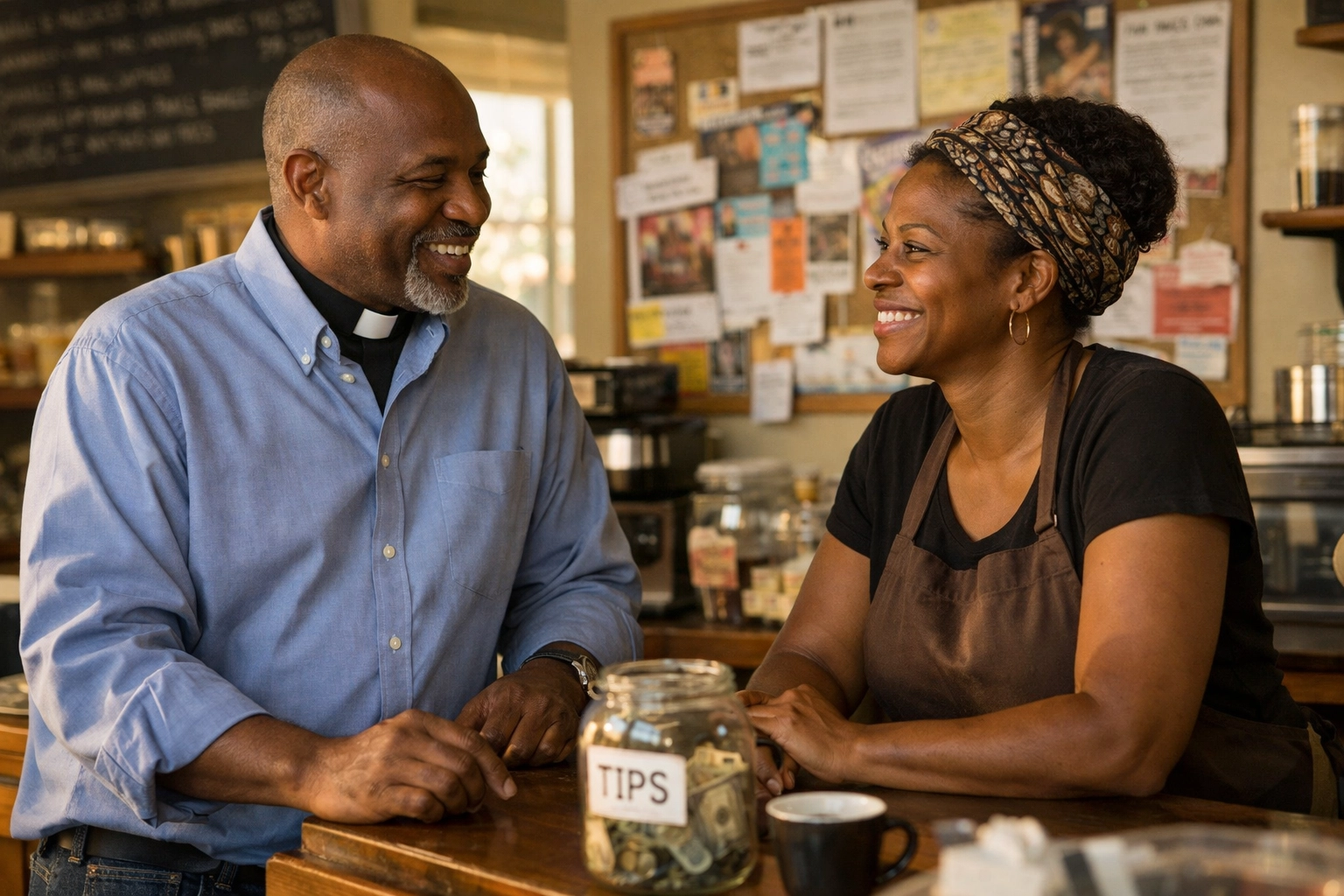 A group of diverse community leaders collaborating on a neighborhood development map.