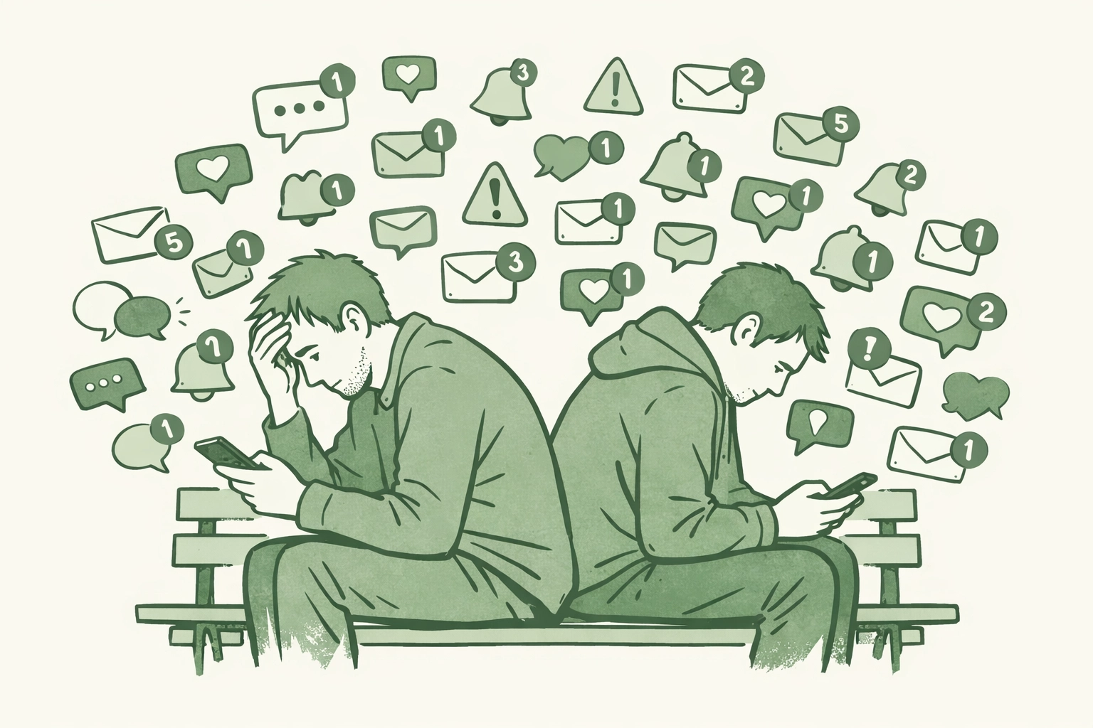 Two LGBTQ+ activists overwhelmed by notification fatigue on their phones