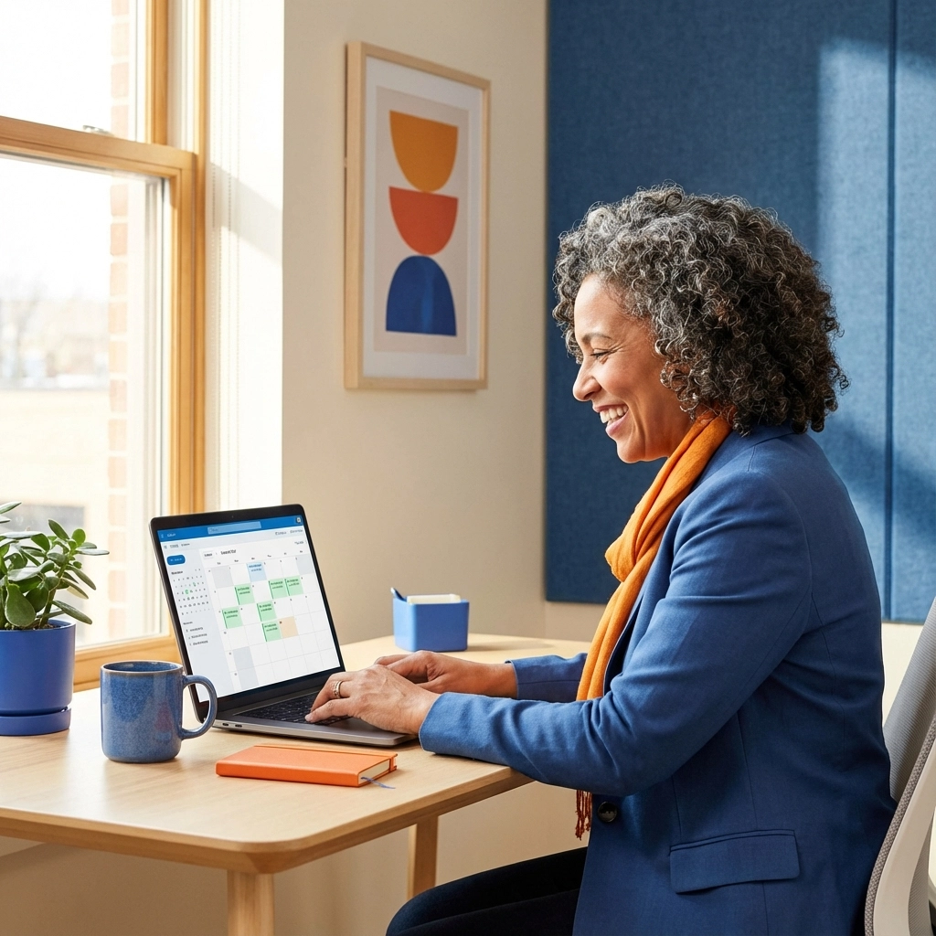 AI assistant helping during service delivery