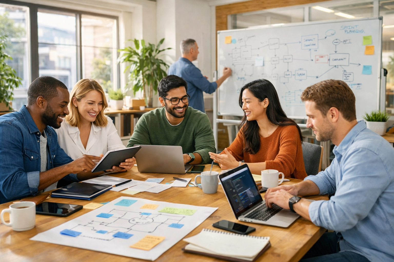 ServiceNow implementation partner team planning phased ITOM and ITAM deployment strategy