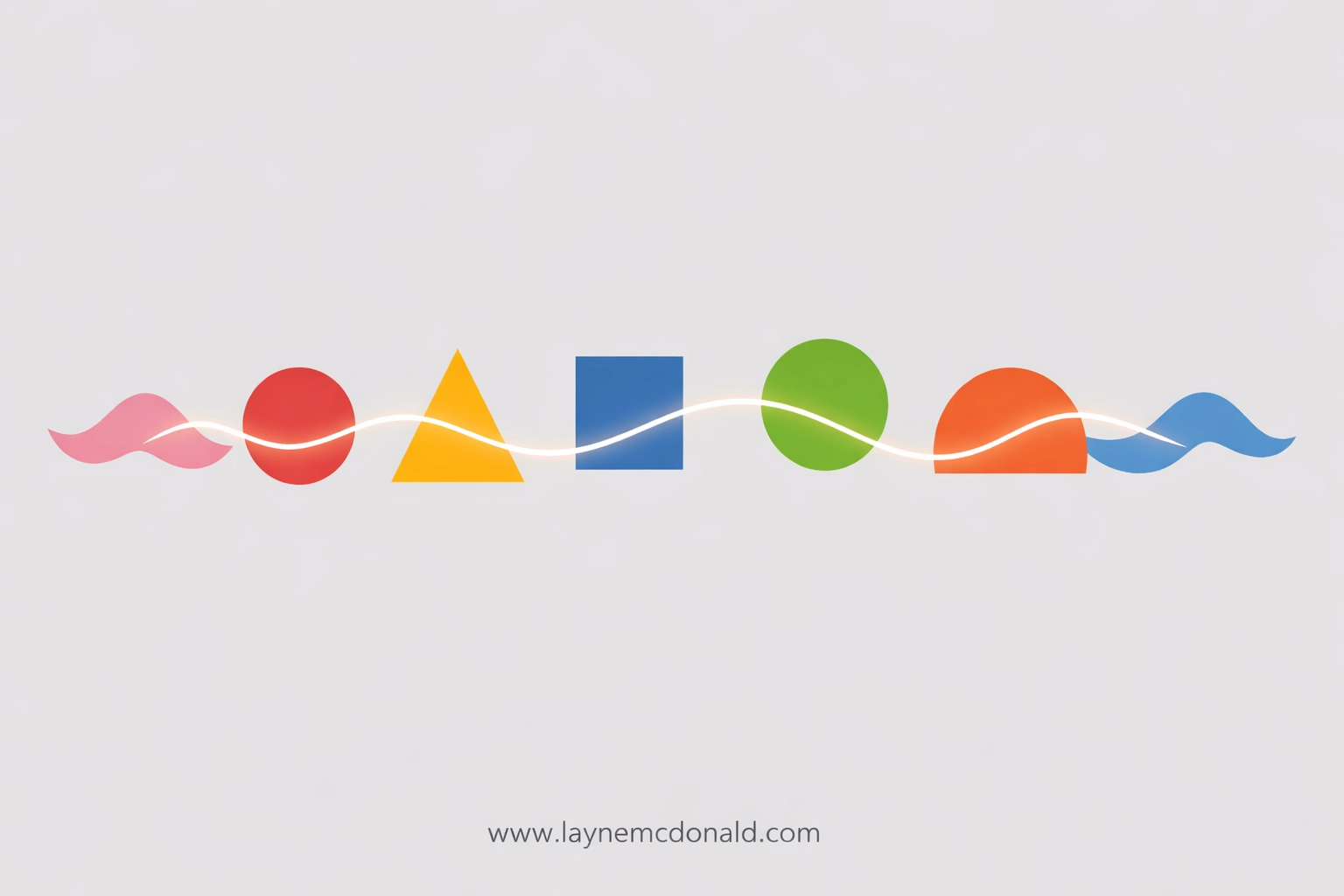 Diverse colorful shapes connected by light, symbolizing the beauty of creation and the unity of the Great Designer.