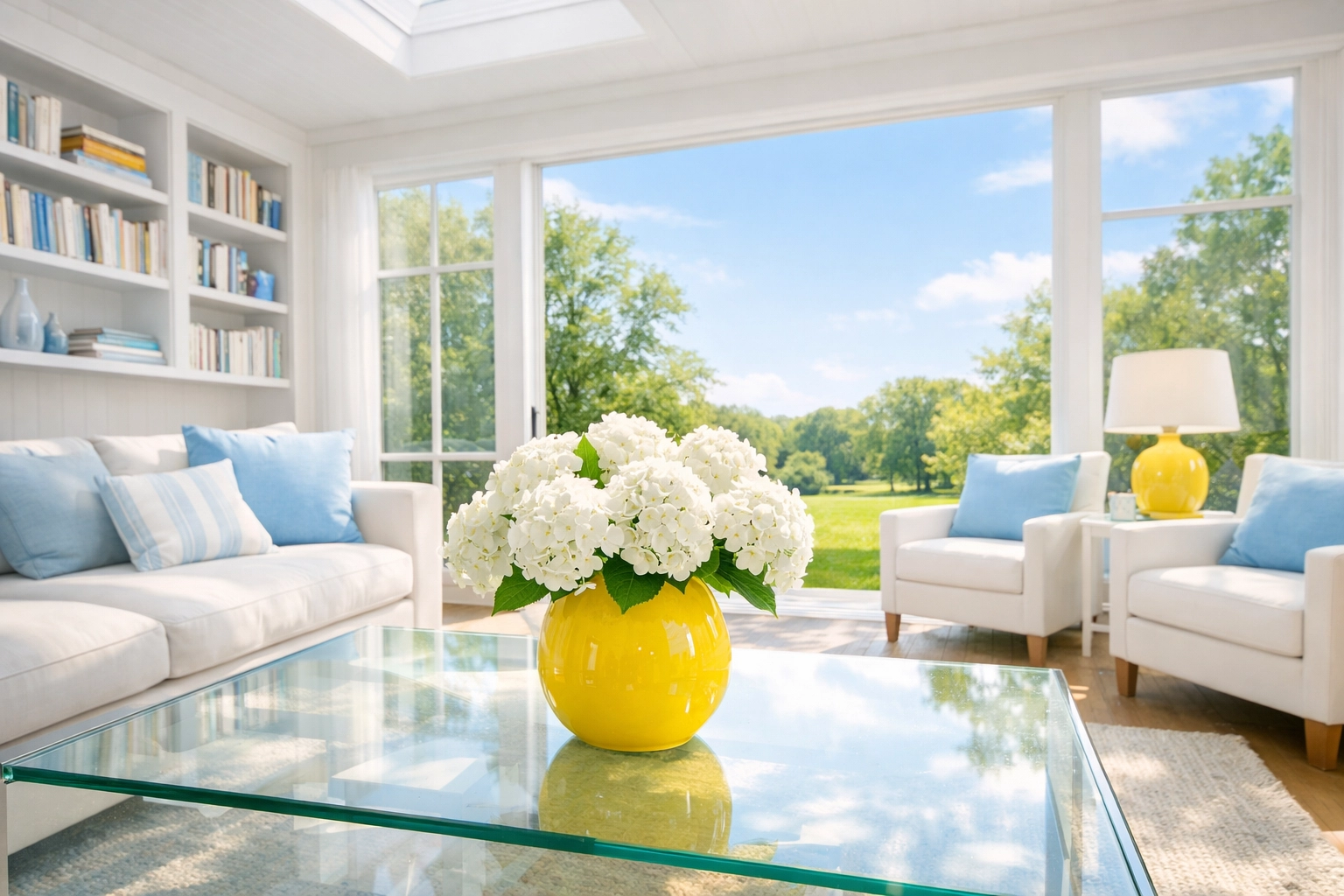 A bright, dust-free Harvard home interior promoting a healthy lifestyle through deep cleaning.