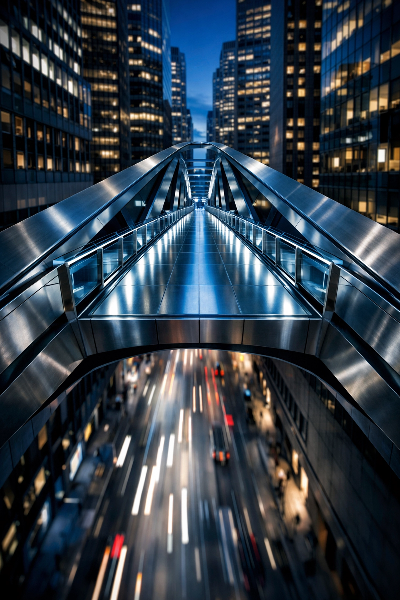 Modern architectural bridge symbolizing a commercial bridge loan used to bridge business cash flow gaps.