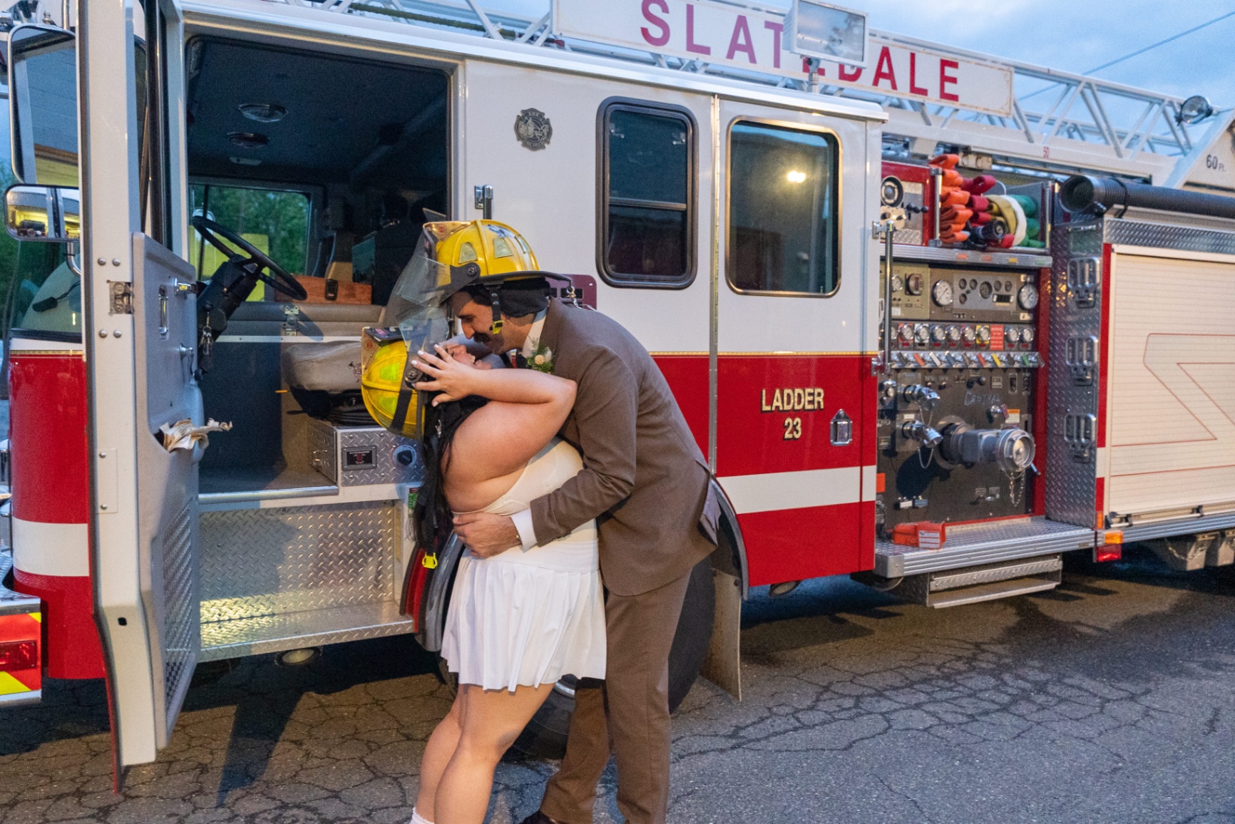 Bride and Groom Close-Up Moment