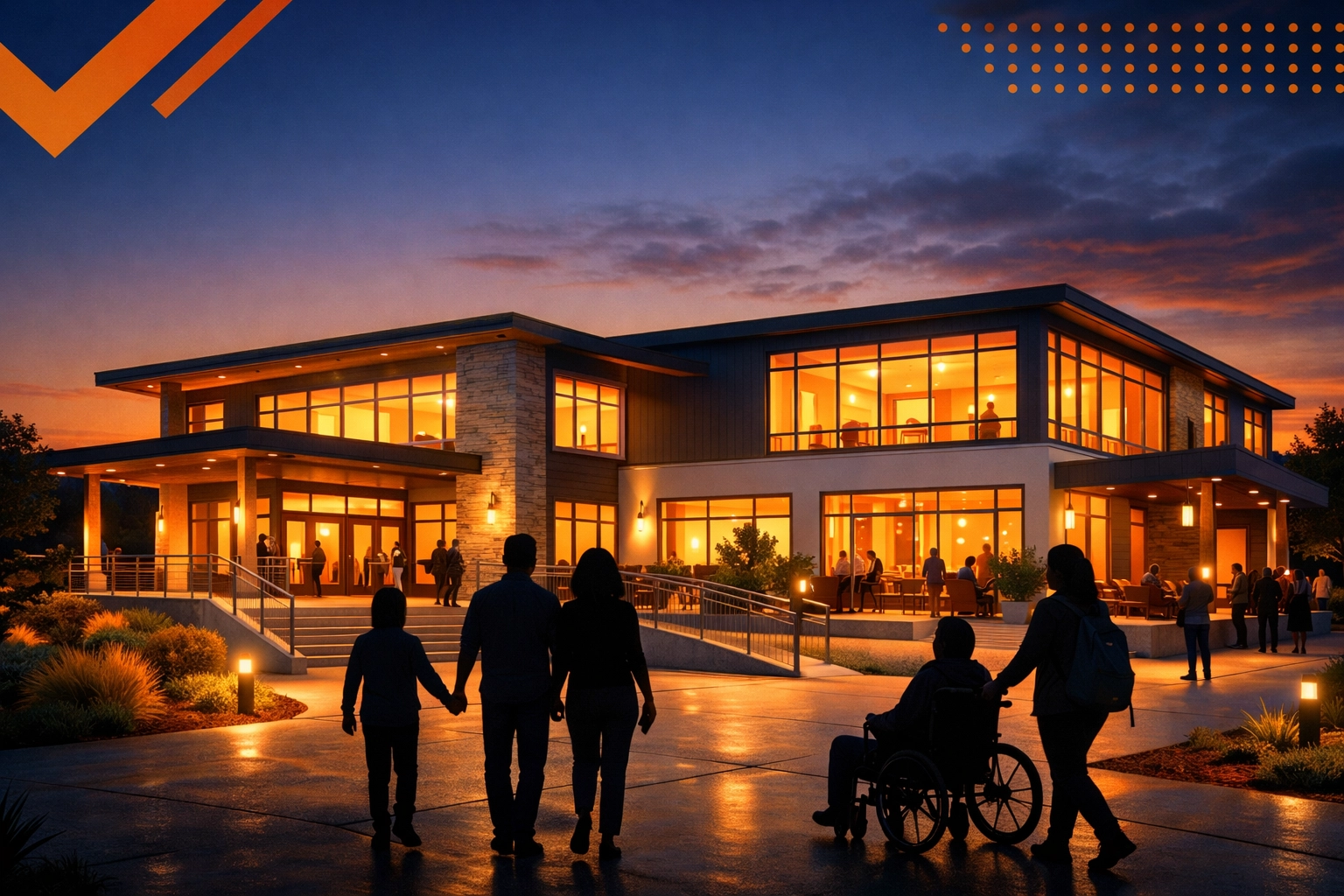 African American Holistic Resource Center Berkeley modern building design with accessible entrance