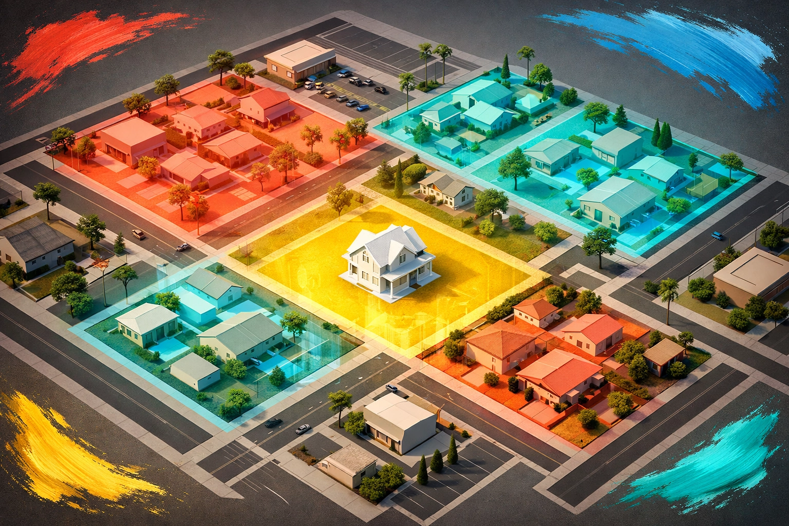 Visual representation of Glendale neighborhood market conditions by ZIP code.