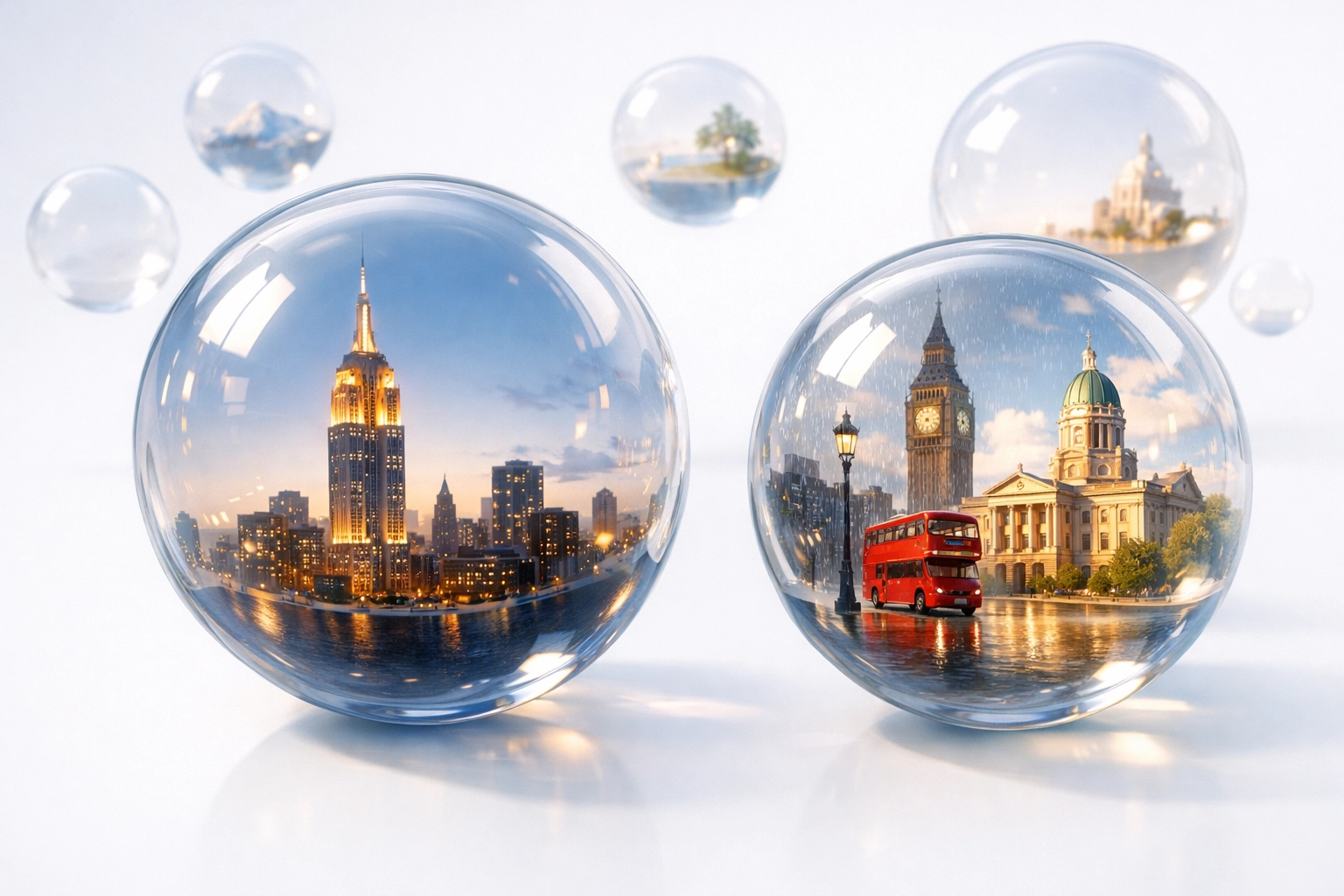 Comparison showing what time it is in Terre Haute compared to major international cities.