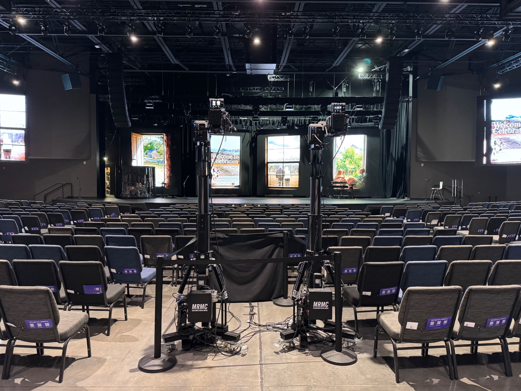 Large Auditorium AVL Setup