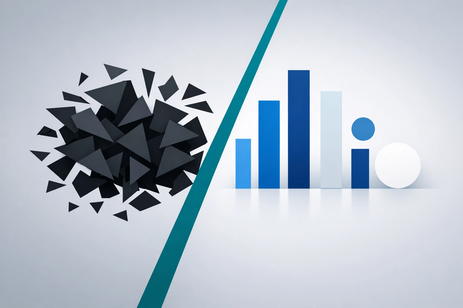 Moving from chaos to data-driven clarity using hypothesis testing during the Lean Six Sigma Analyze phase.