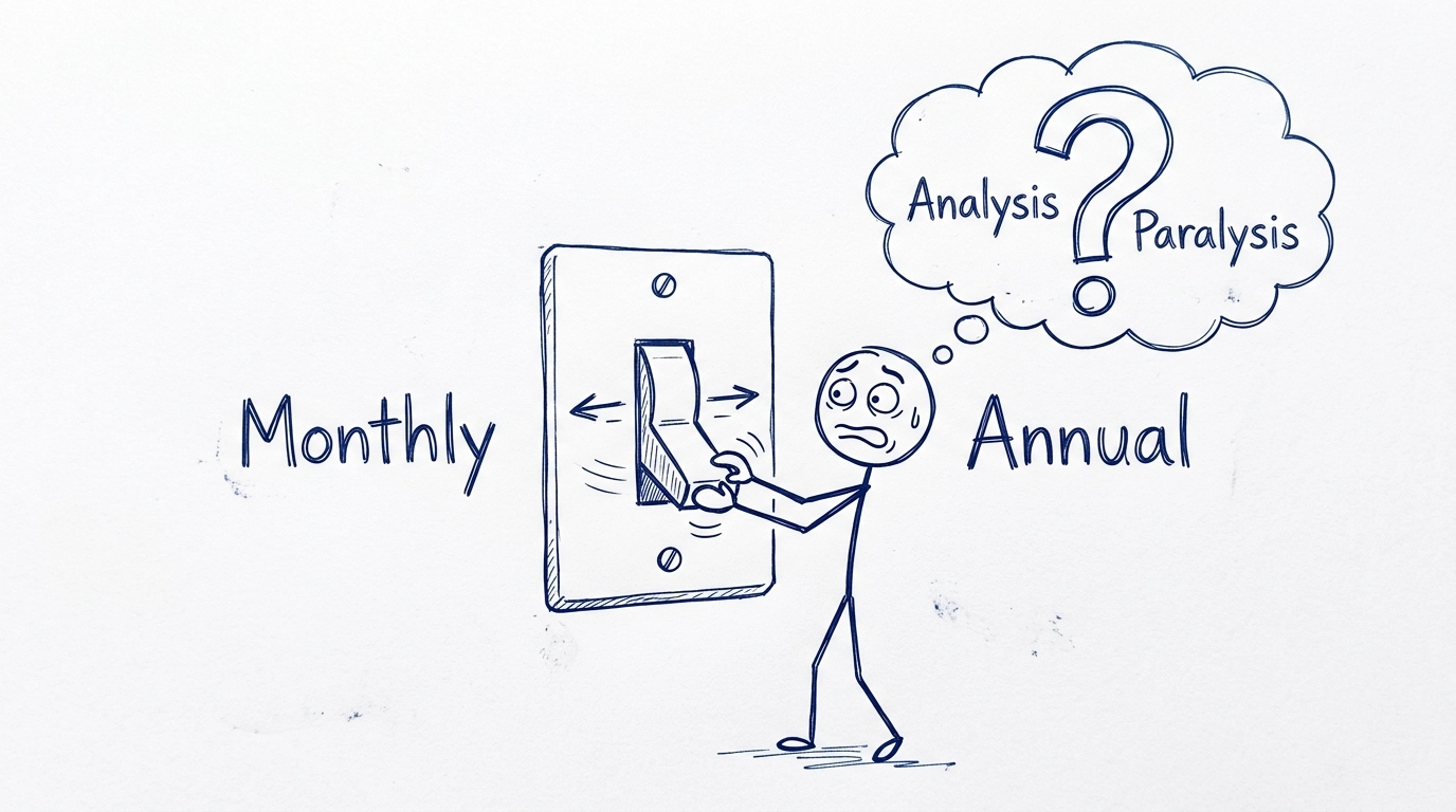 The pricing toggle analysis paralysis