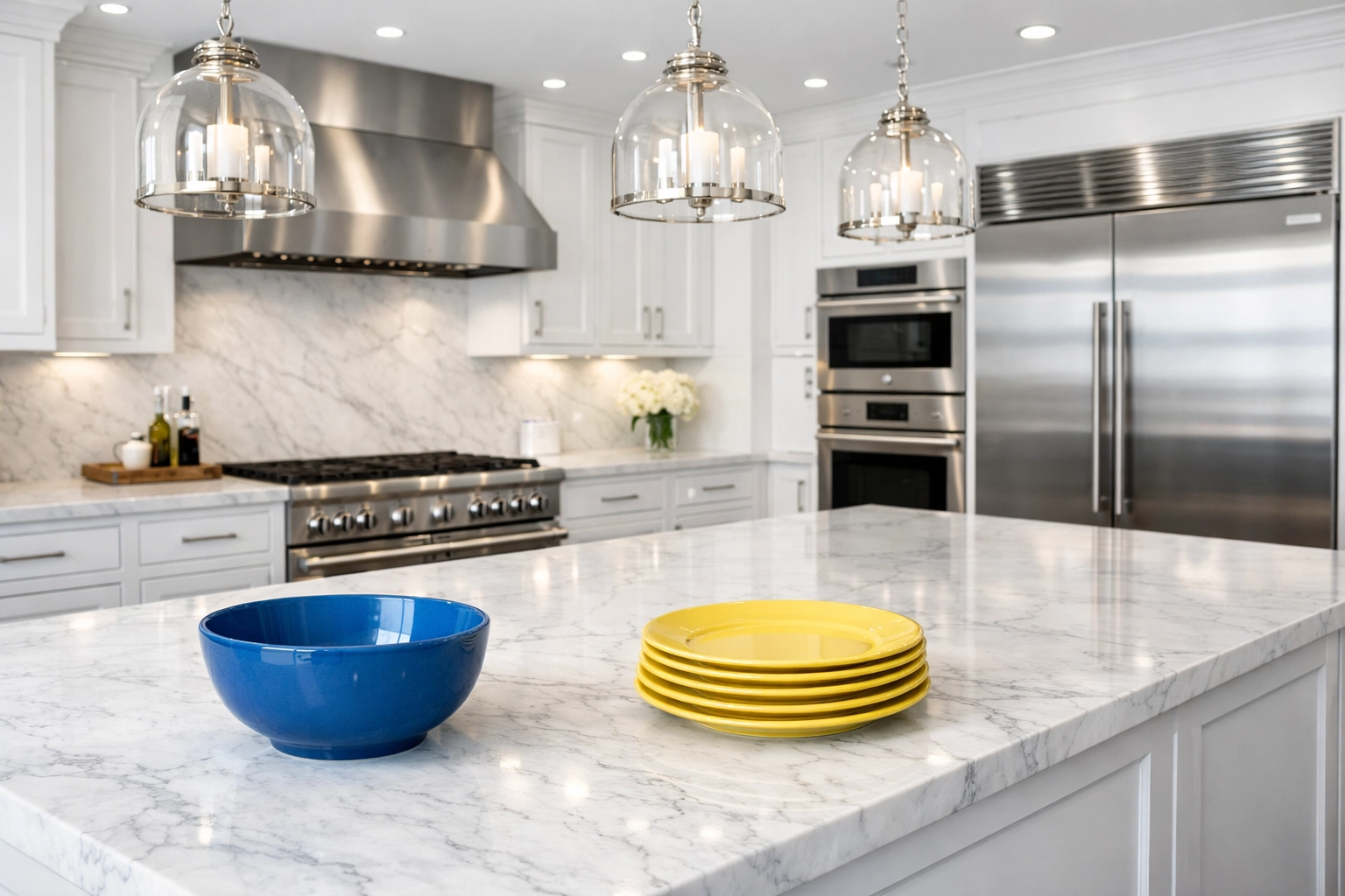 Modern gourmet kitchen cleaned to perfection by house cleaning services in Lexington, MA.