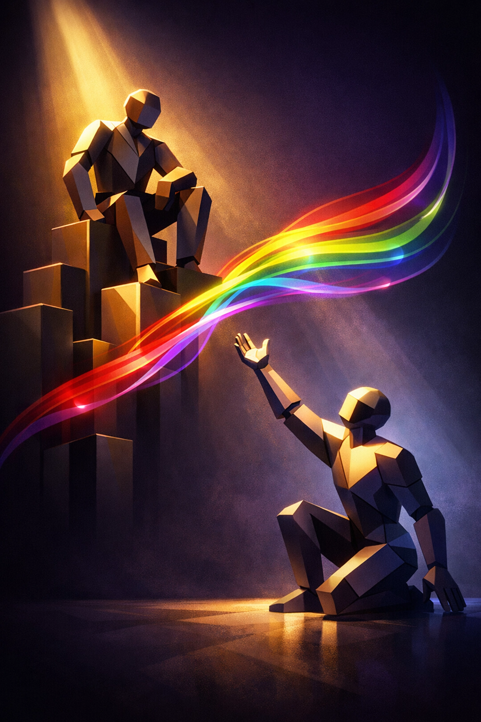 Power dynamics visualization in gay romance - authority and connection in LGBTQ+ relationships