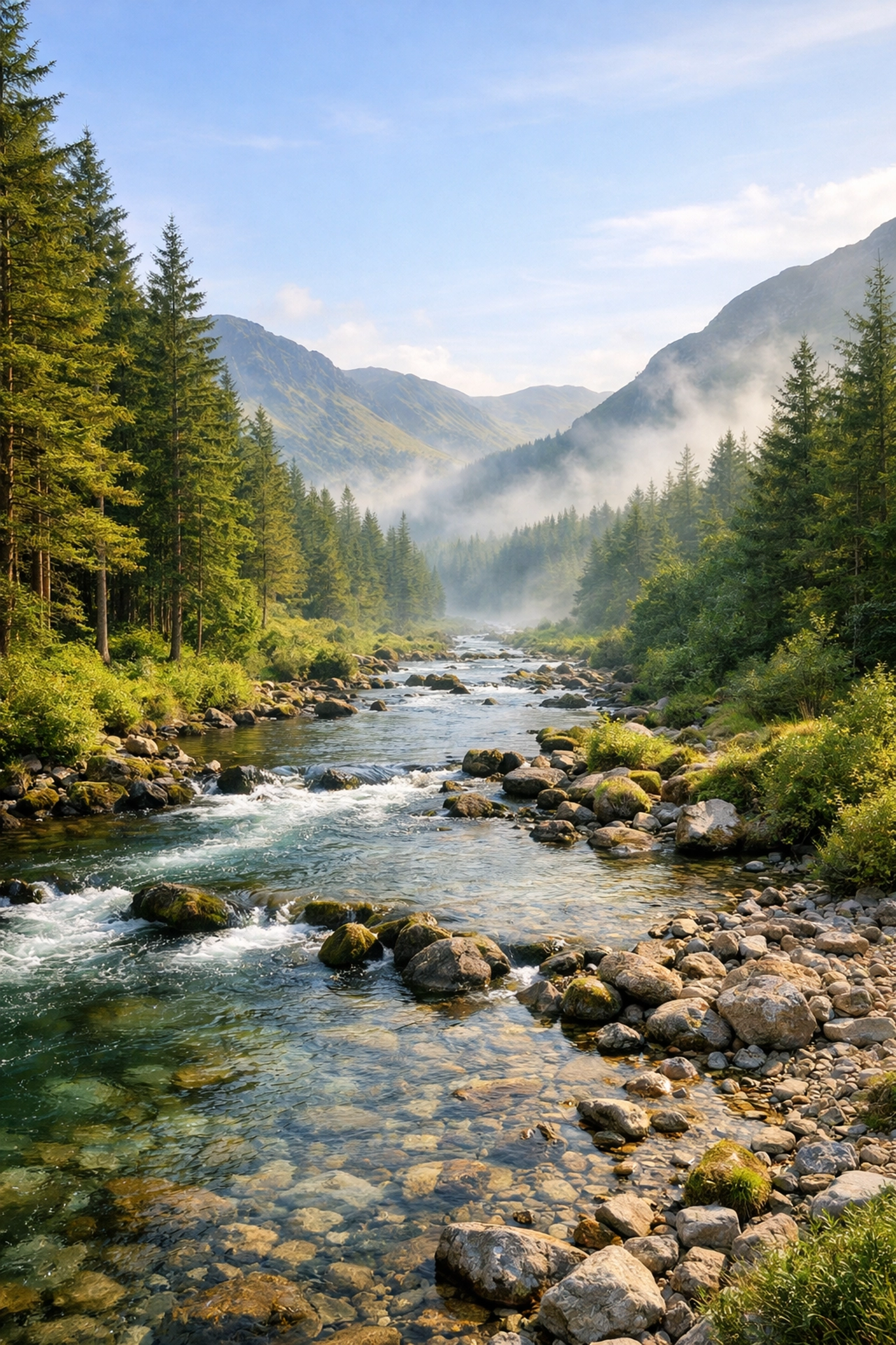Peaceful view of the remote Ennerdale Valley, perfect for quiet guided walks in the Lake District.