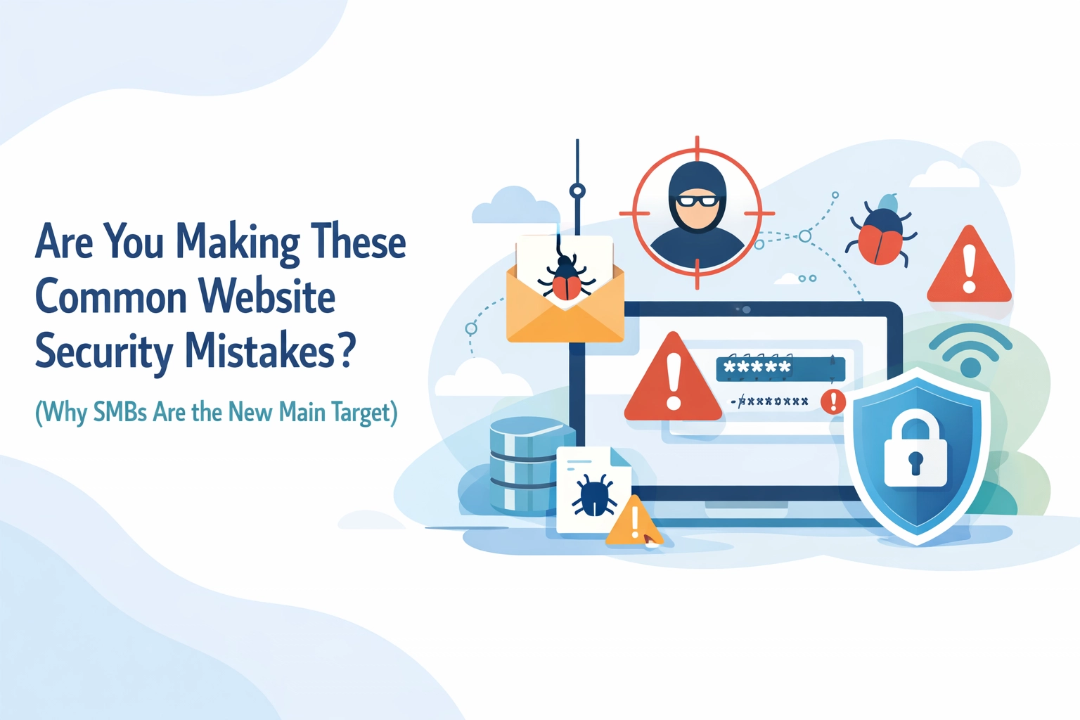  [HERO] Are You Making These Common Website Security Mistakes? (Why SMBs Are the New Main Target)