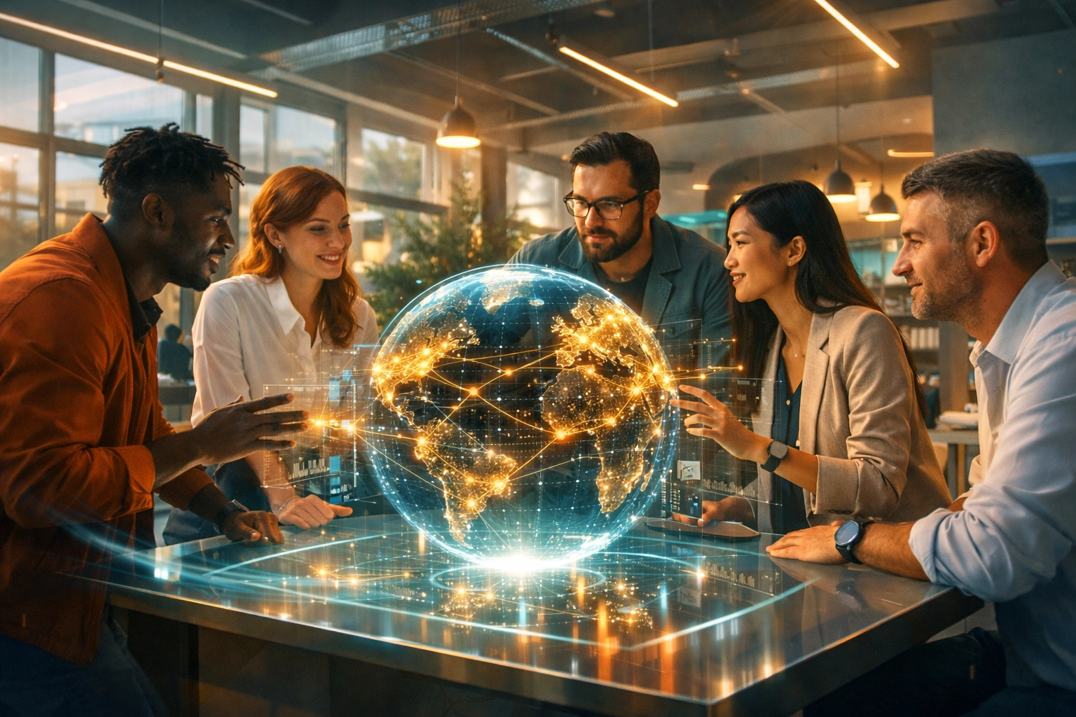 Global decentralized finance ecosystem interface for merchant payment processing and AI-driven insights.