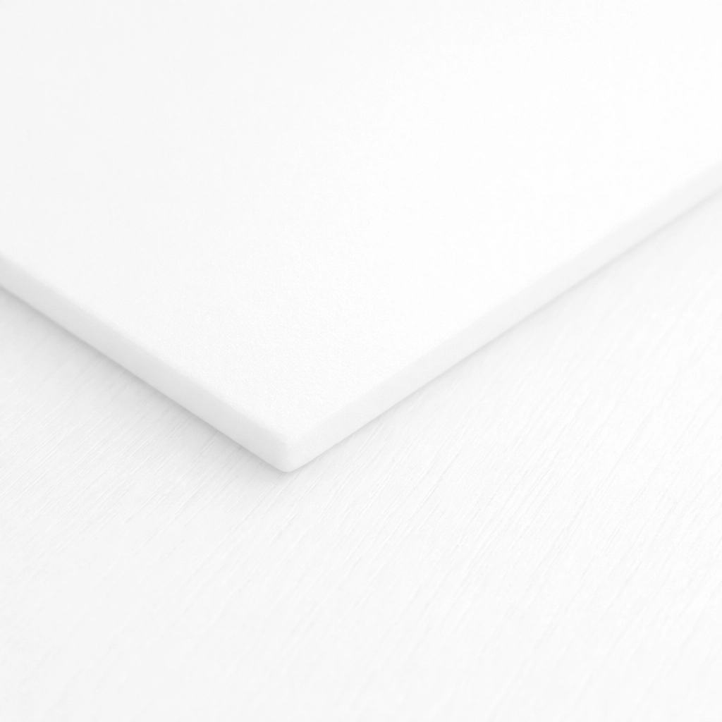 Close-up of clean white materials representing durable and neutral finishes for property renovations.