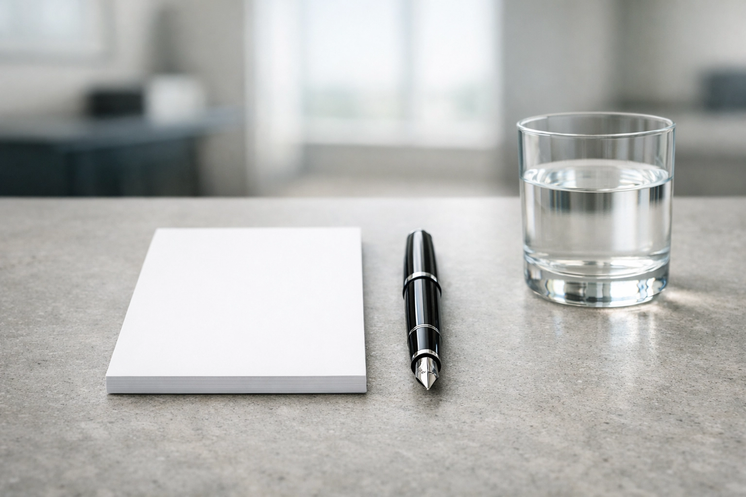 A pen and notepad on a desk symbolizing the attention to detail required for Form 8879 authorization and ERO compliance.