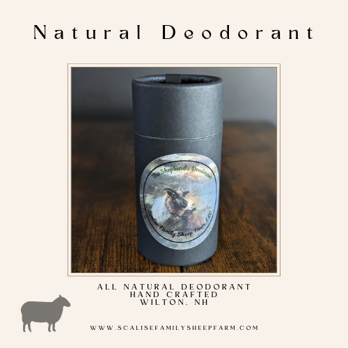 All-natural deodorant by Scalise Family Sheep Farm LLC
