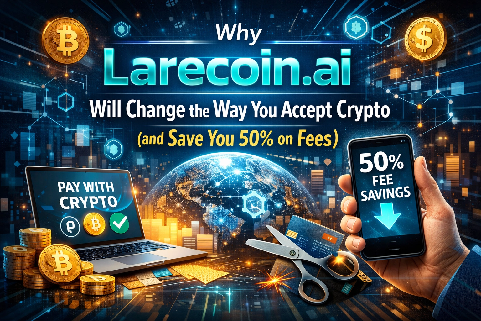 [HERO] Why Larecoin.ai Will Change the Way You Accept Crypto (and Save You 50% on Fees)