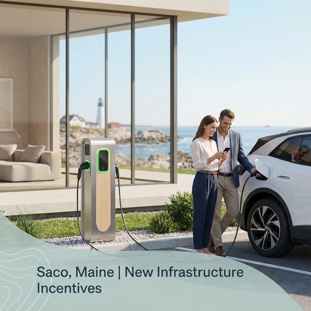 Looking for EV Chargers Saco Maine? Here Are 10 Things You Should Know About the New Infrastructure Incentives