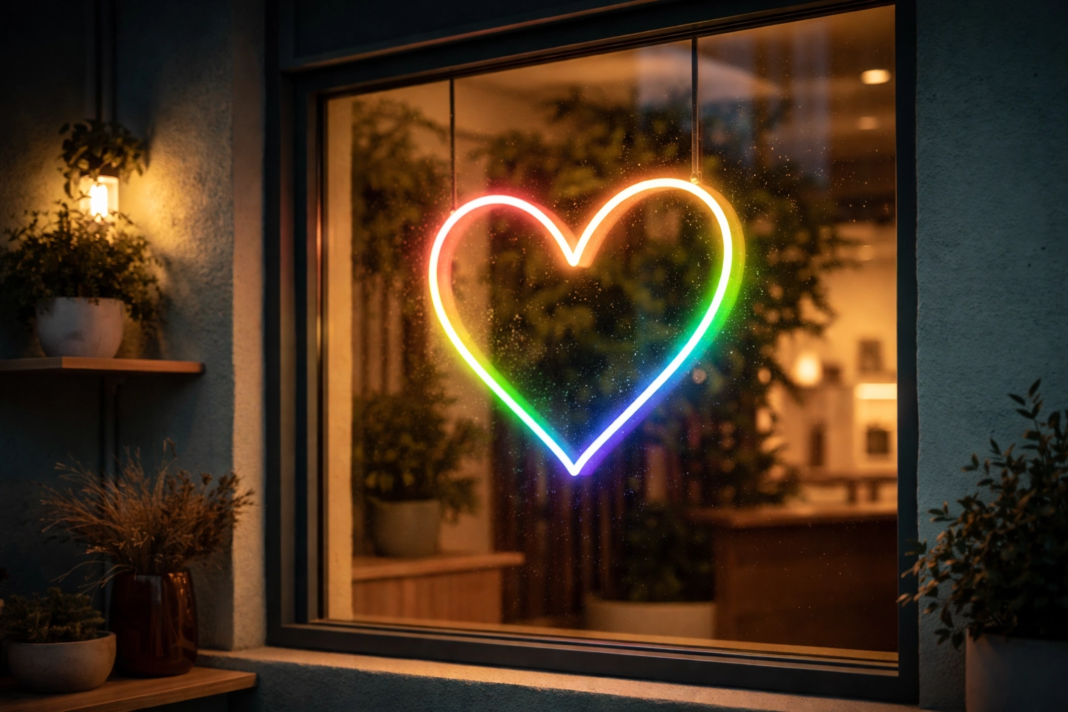 Welcoming Therapy Room A comfortable gray sofa, soft lamp, and inviting decor set a supportive tone in this therapy room. LGBTQ+-affirming artwork, a resource-filled bookshelf, and a coffee table with magazines and tissues make the space feel inclusive and safe for all clients.
