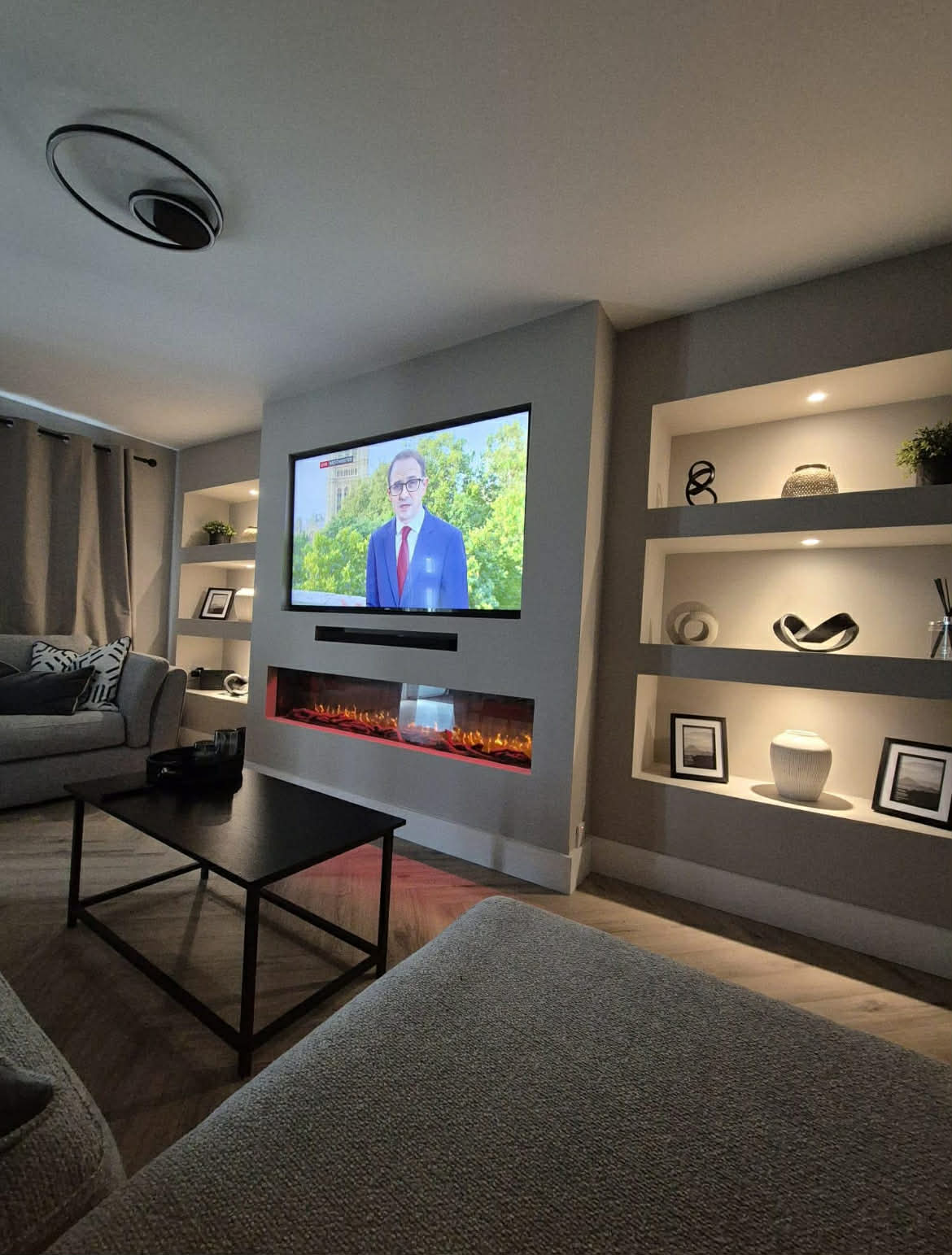 Modern Living Room Refurbishment