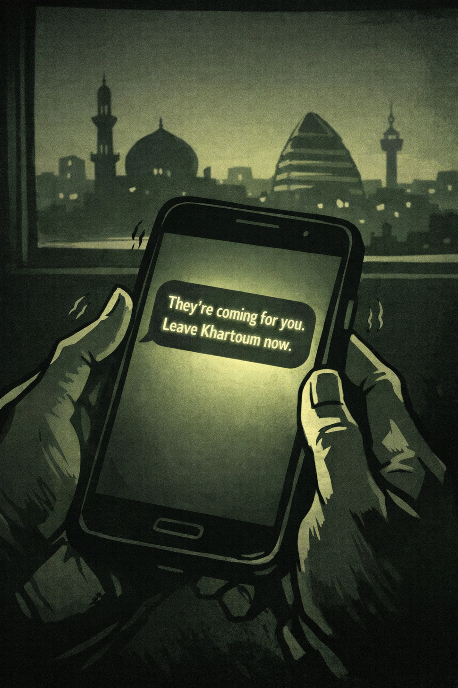 LGBTQ+ activist receives threatening text message warning of persecution in Khartoum, Sudan