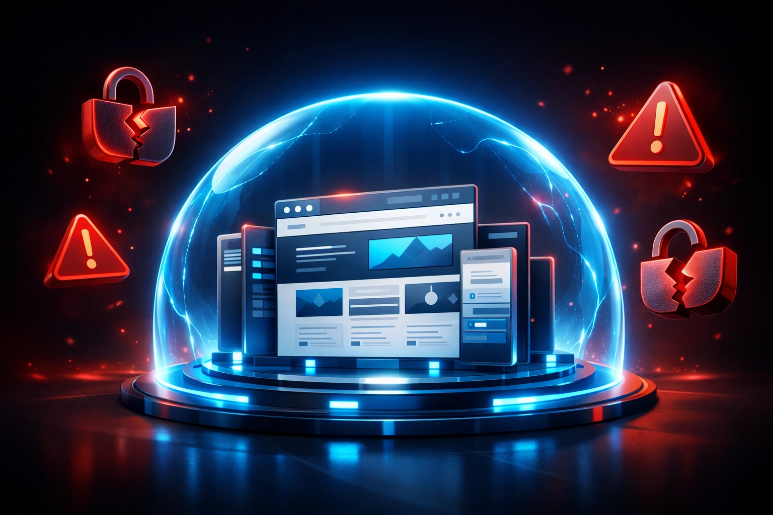 Website security vulnerabilities and protection against cyber threats