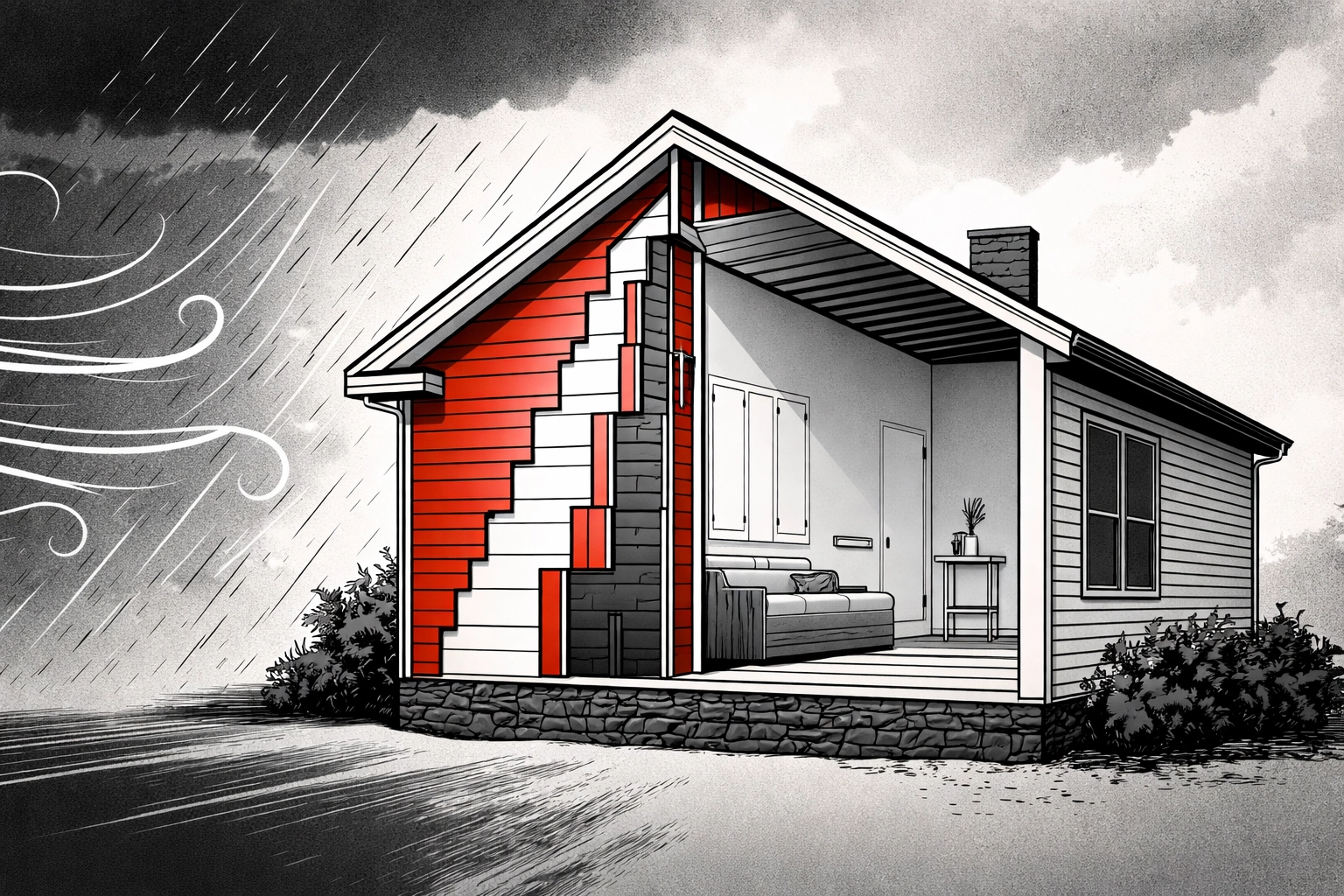 Tennessee home protected by new siding against storms, emphasizing January upgrades