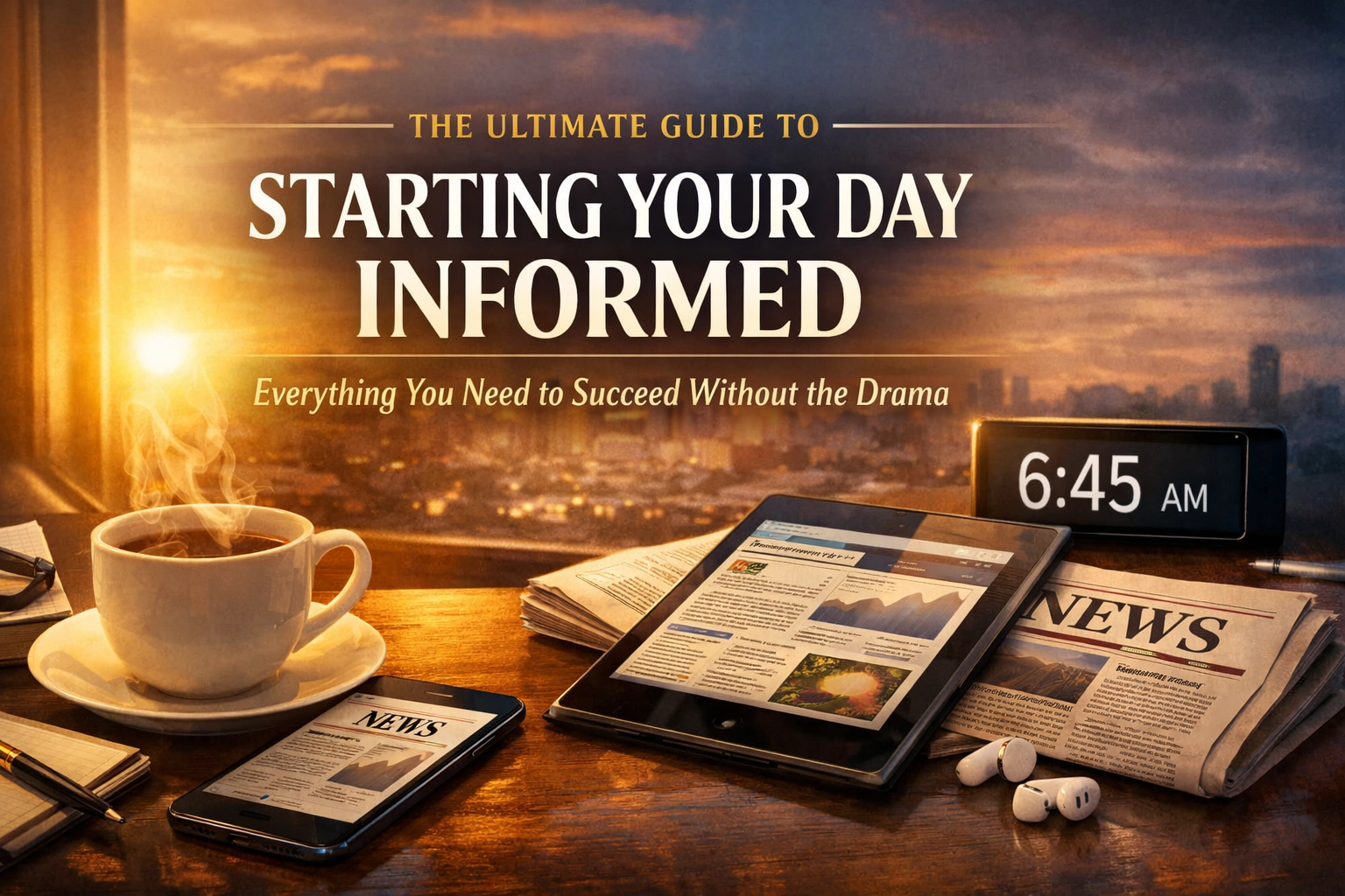 [HERO] The Ultimate Guide to Starting Your Day Informed: Everything You Need to Succeed Without the Drama