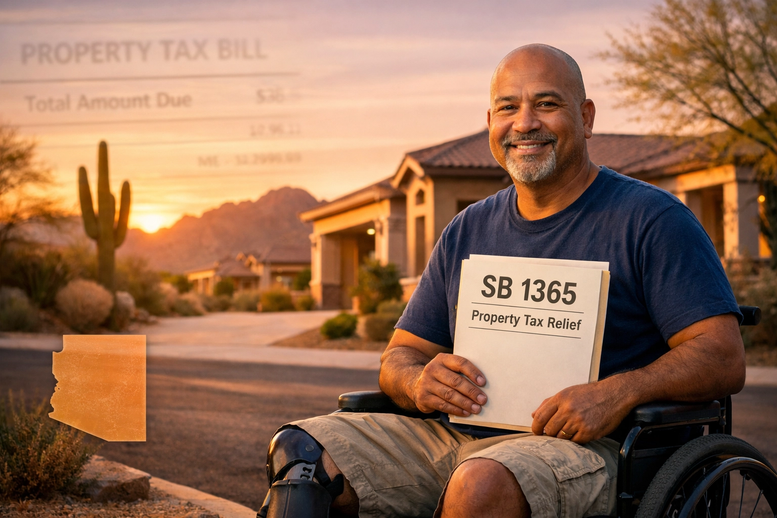 Arizona SB 1365: Why Your 2027 Property Tax Bill Just Got a Massive Veteran Discount