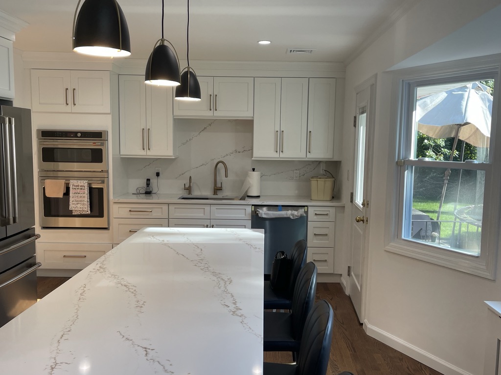 A clean, organized kitchen space allows the craftsmanship to shine.