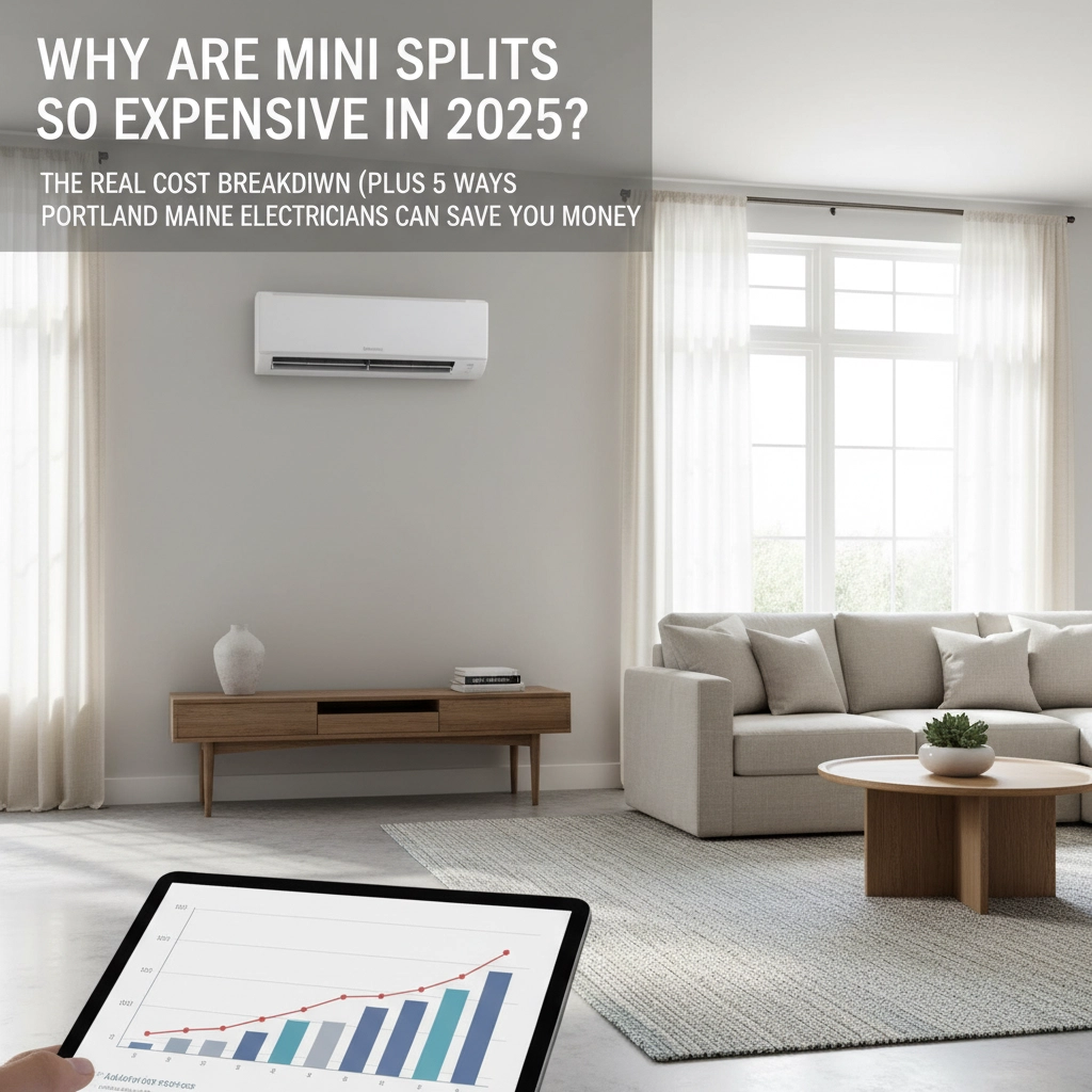 Why Are Mini Splits So Expensive in 2025? The Real Cost Breakdown (Plus 5 Ways Portland Maine Electricians Can Save You Money)