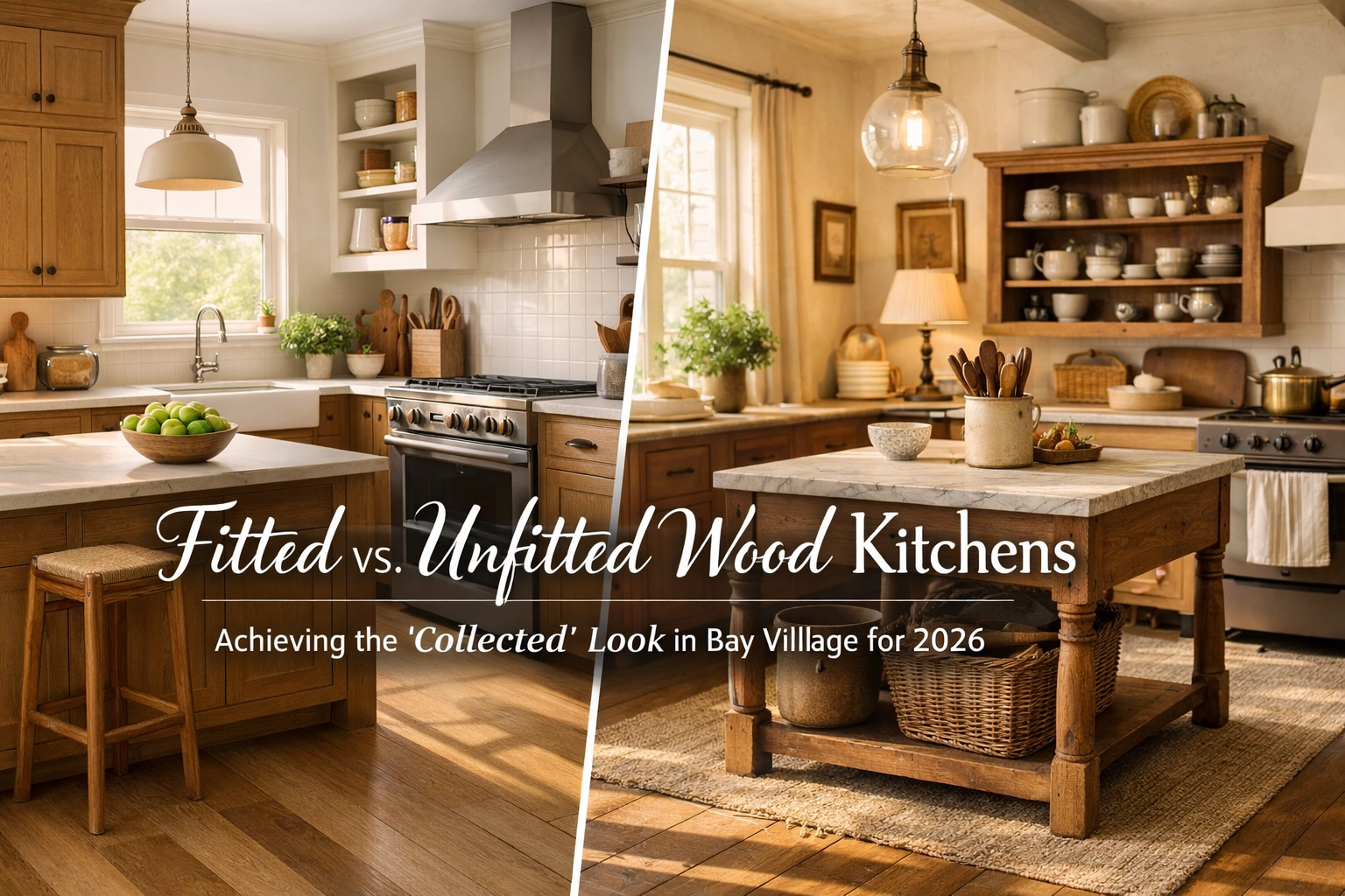 [HERO] Fitted vs. Unfitted Wood Kitchens: Achieving the 