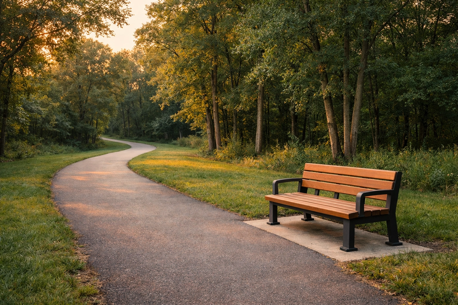 Scenic paved walking trail in the Stark Parks system located in Jackson Township.