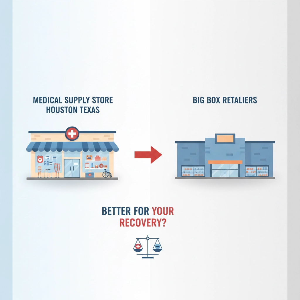 Medical Supply Store Houston Texas vs. Big Box Retailers: Which Is Better for Your Recovery?