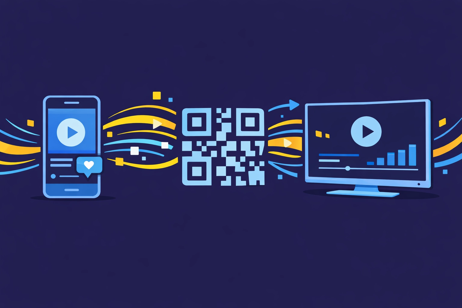 Linking streaming TV ads to mobile devices using QR codes for craft brewery taproom conversions.