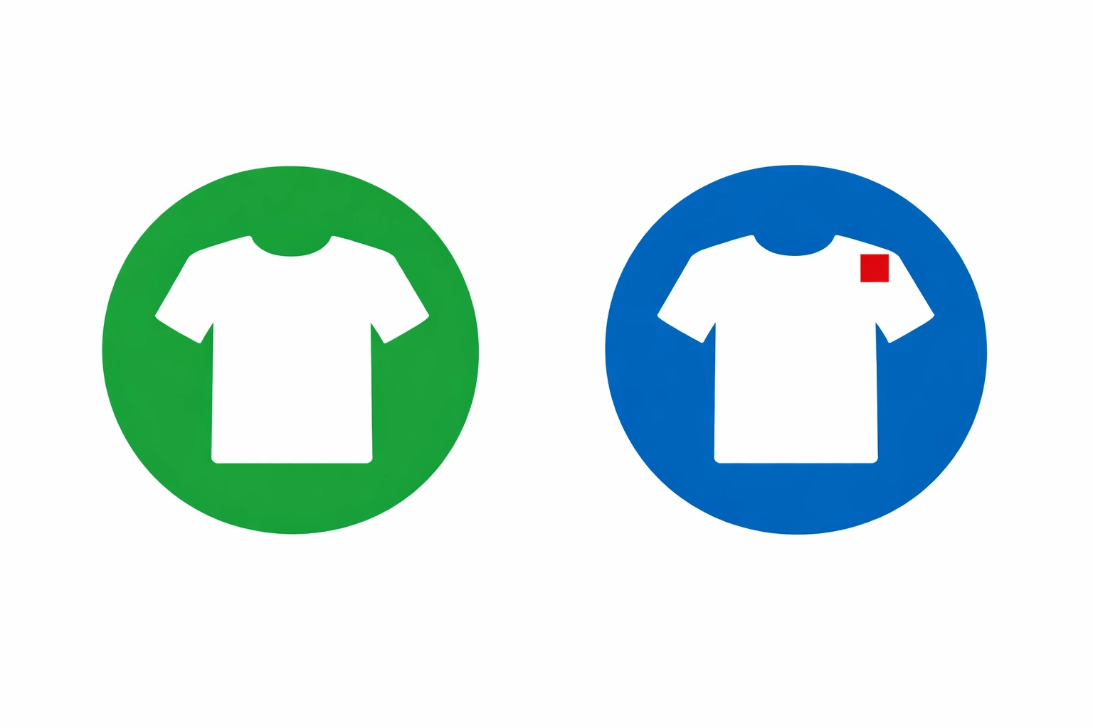Illustration of Grade A and Grade B quality levels for wholesale used clothing bales.