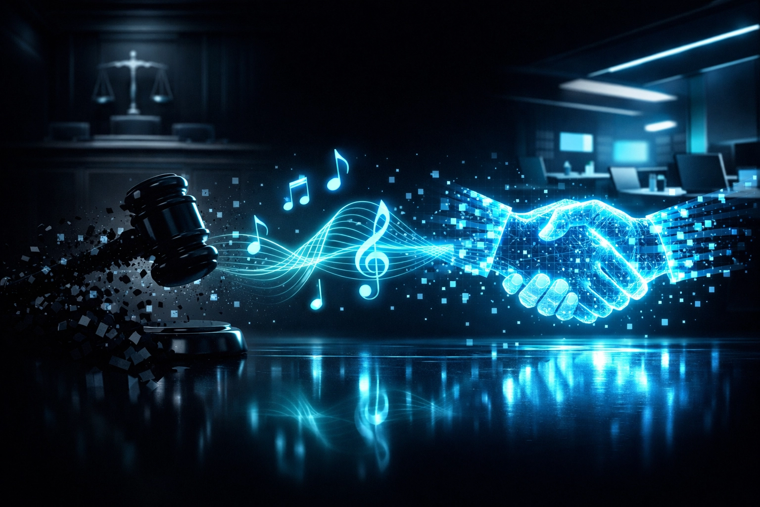 AI music licensing transition from litigation to collaboration between Suno and Warner Music Group