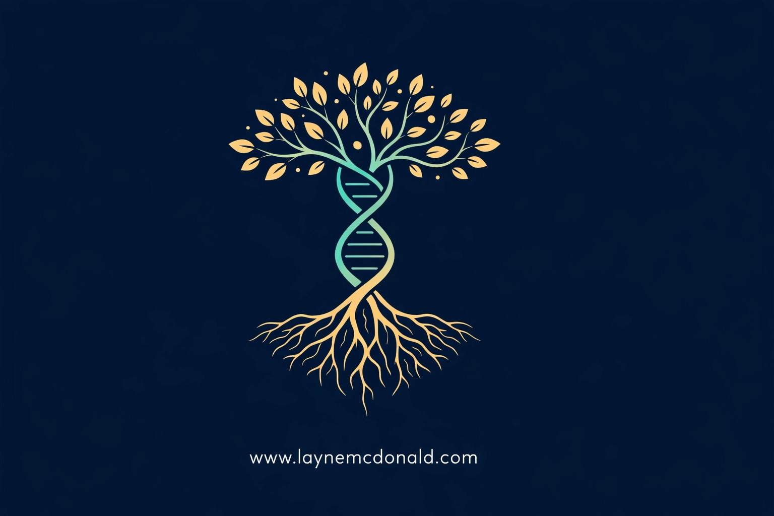 Minimalist DNA helix transforming into a tree, representing the intersection of science and divine creation.