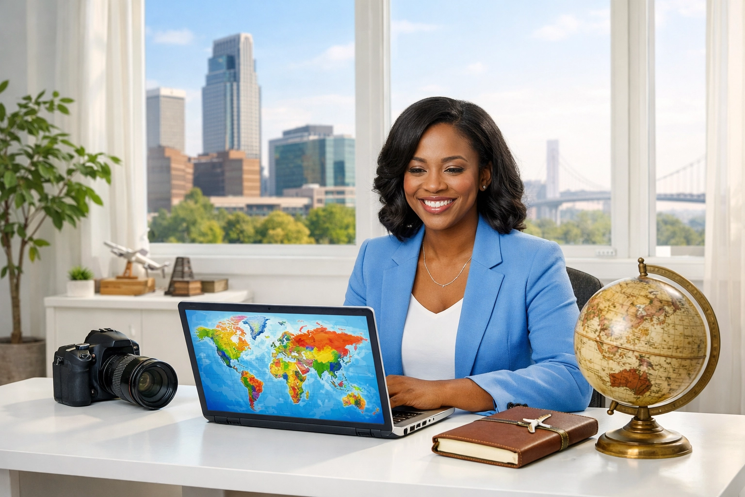Professional Omaha travel agent using a personal travel planner framework to manage global bookings.
