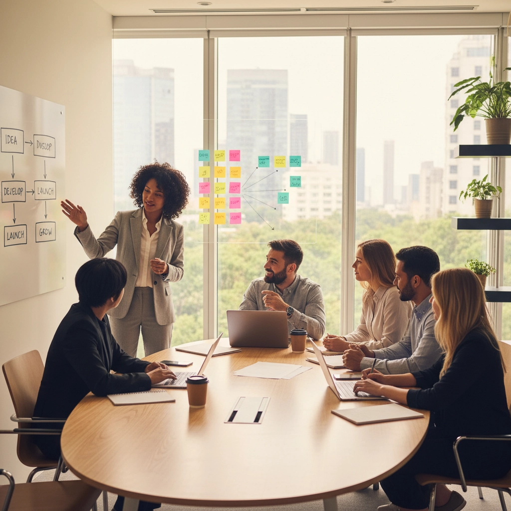 EOS tools and flow in a simple diagram