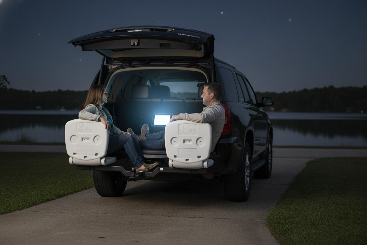 Tailgating with Tailbreaker dual swivel seats